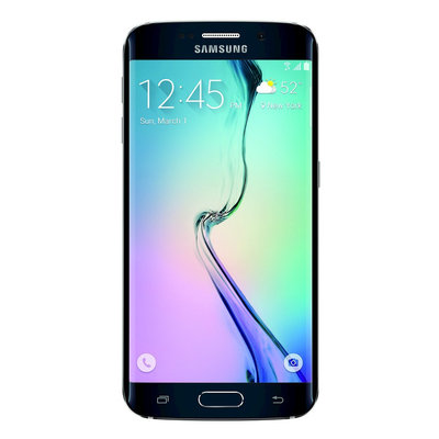 Samsung - Galaxy S6 Edge 4g With 32GB Memory Cell Phone - Black Sapphire (at & t)