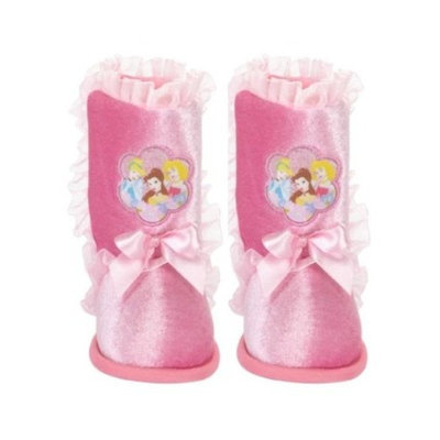 Naturally Fresh DISNEY PRINCESS TODDLER GIRL BOOTIE SLIPPERS SIZE 7/8