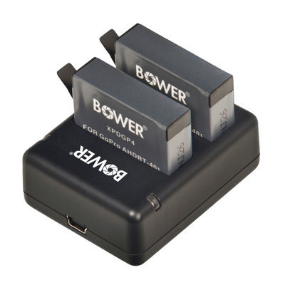 Bower Xtreme Action Series Dual Camera Battery Charger for GoPro Hero