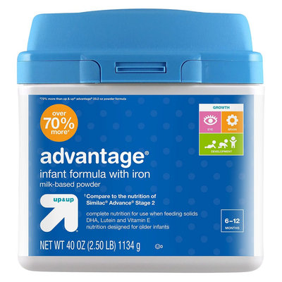 up & up Advantage Infant Formula with Iron - 40oz