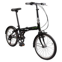 Durban Bay 6 6 Speed Folding Bike - Black