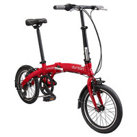 Durban Commuter 6 Speed Folding Bike - Red