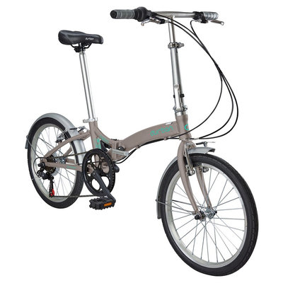 Durban Metro 6 Speed Folding Bike - Wine