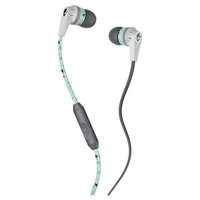 Skullcandy - Ink'd 2 Earbud Headphones - Black/mint