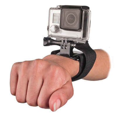 Bower Xtreme Action Series Camera Wrist Mount for GoPro Cameras - Black (XAS-VWS)