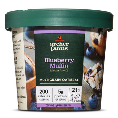 Bay Valley Foods Acher Farms Blueberry Muffin On-the-Go Oatmeal Cup 1.8oz