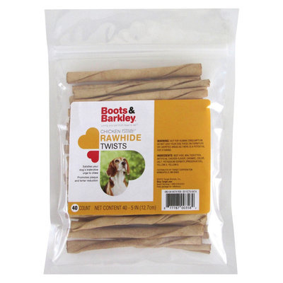 Summma Boots & Barkely Chicken Rawhide Twists 40ct