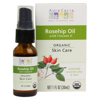 Aura Cacia Organic Rosehip Seed Skin Care Oil - 1 oz