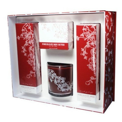 Archipelago Botanicals - Pomegranate Antioxidant Therapy Gift Set