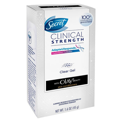 Secret Clinical Strength Clear Gel Antiperspirant & Deodorant with Olay Skin Conditioners