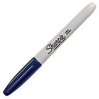 Sharpie(R) Permanent Fine-Point Marker, Navy