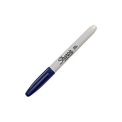Sharpie(R) Permanent Fine-Point Marker, Navy