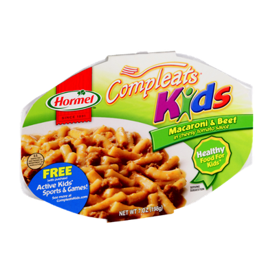 Hormel Compleats Kids Macaroni & Beef