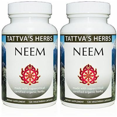Neem Extract 500 Mg 240 Vcaps (2 Pack - 120 ct./ea)