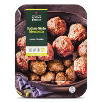 Golden West Trading, Inc. AF M & M Natural Italian-style Beef Meatballs (Italian) 12oz
