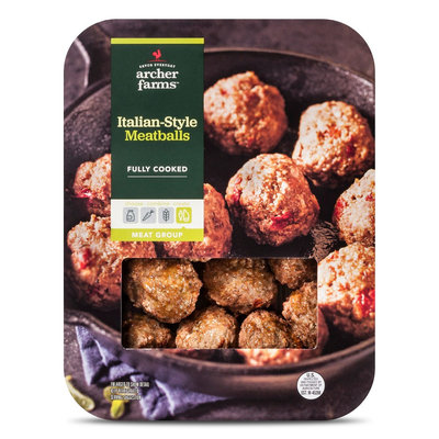 Golden West Trading, Inc. AF M & M Natural Italian-style Beef Meatballs (Italian) 12oz