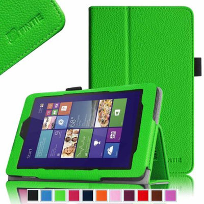 Fintie Folio Case Slim Fit Leather Stand Cover With Stylus Loop for DELL Venue 8 16 GB 32 GB Android Tablet