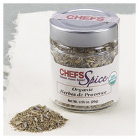 CHEFS Organic Herbes de Provence, 0.95-ounce - 0.95-oz. - CHEFS Spice Organic