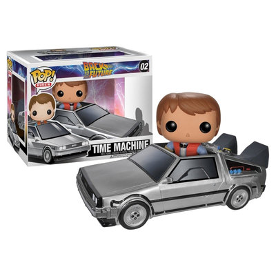 Funko Pop Movies Back To the Future Delorean Vinyl Figure