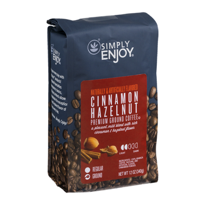 Simply Enjoy Cinnamon Hazelnut Premium Ground Coffee