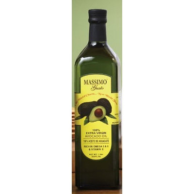 Massimo Gusto Extra Virgin Avocado Oil, 1 Liter 2-Pack