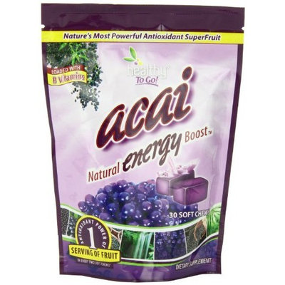 To Go Brands Healthy To Go Acai Energy Chews, 30 soft chews Bag