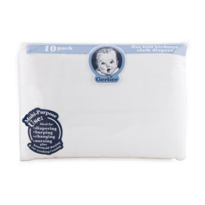 Gerber® Birdseye Flatfold Cotton Diaper