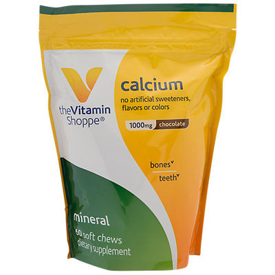 Vitamin Shoppe Calcium Soft Chew Chocolate