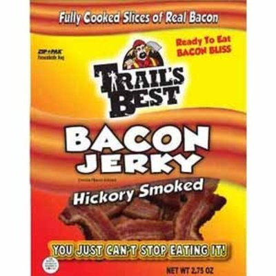 Trails Best Trail's Best Bacon Jerky - 2.75oz Bags (Pack of 4)