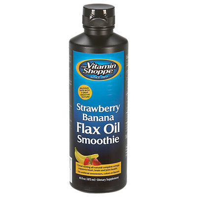 Vitamin Shoppe Strawberry Banana Flax Oil Smoothie