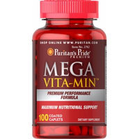 Puritan's Pride Mega Vita-Min Multivitamin-100 Caplets