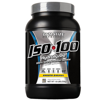 Dymatize Nutrition ISO-100 Banana 1.6 lbs - DYMAISO102LBBANAPW
