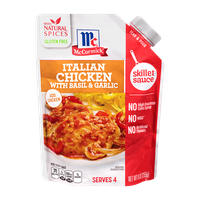 McCormick® Italian Chicken with Basil & Garlic Skillet Sauce