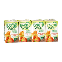 Earth Wise Entirely Natural Orange Carrot Mango Fruit Juice - 4 PK