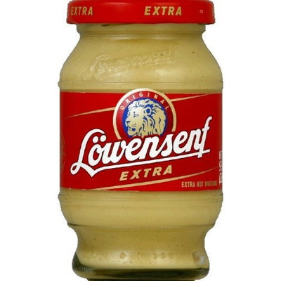 Lowensenf Löwensenf Extra Mustard German Xhot 9.3 OZ(Pack of 12)