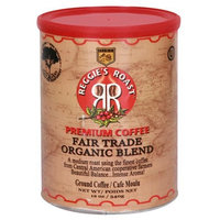 Reggies Roast Reggie's Roast Organic, Fair Trade Ground Coffee, 12-Ounce Cans (Pack of 3)