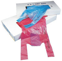 Value Brand CT1318W TShirt Bags, White, 18 In. L, PK 1000