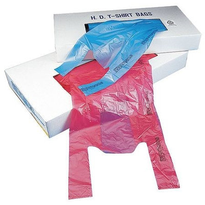 Value Brand CT1318W TShirt Bags, White, 18 In. L, PK 1000