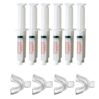 INSTANT WHITE SMILE optimized 60cc GELL ONLY syringes 4 free TRAYS) 36% Professional Strength Carbamide Peroxide Teeth Whitening Gel