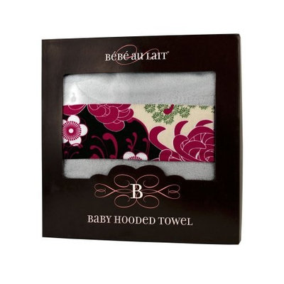 Bebe au Lait Hooded Towel, Mint Chocolate, Baby