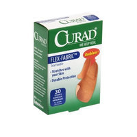 Medline Curad Flex-Fabric, 3/4 Inches X 3 Inches bandages, 30 count