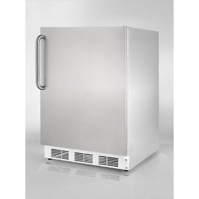 SUMMIT Commercial built-in undercounter all-refrigerator fully wrapped in stainless steel