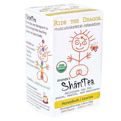 Anandas Shantea Ananda's Shantea - Organic Wellness Teas Ride The Dragon Honeybush/Licorice Caffeine Free - 20 Tea Bags