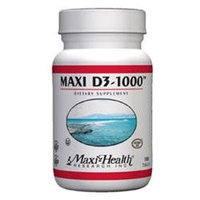 Maxihealth Research Kosher Vitamins Maxi-Health Research Kosher Vitamins - Maxi D3-1000 IU - 90 Tablets
