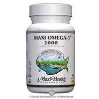 Maxi-Health Research Kosher Vitamins - Maxi-Omega-3 2000 Certified Kosher Fish Oil 2000 mg. - 100 Vegetarian Capsules