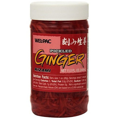 Wel-Pac Wel Pac Pickled Kizami Ginger, 11.5-Ounce (Pack of 6)