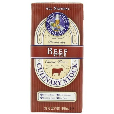 More Than Gourmet Beef Style Culinary Stock, 32-Ounce Units (Pack of 6)