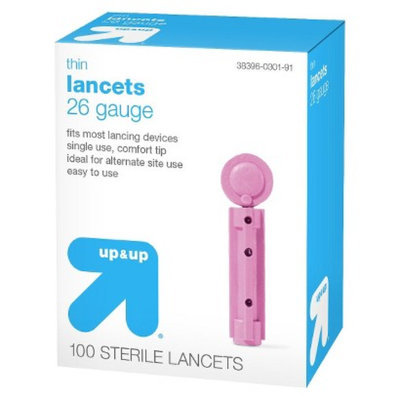 up & up up&up Thin Sterile 26 Gauge Lancets -100 Count