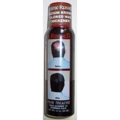 jerome russell Hair Color Thickener for Thinning Hair, Medium Brown, 3.5 Ounce