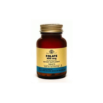 Solgar Folate (Metafolin) 400 Mcg - 100 Tablets - Folic Acid